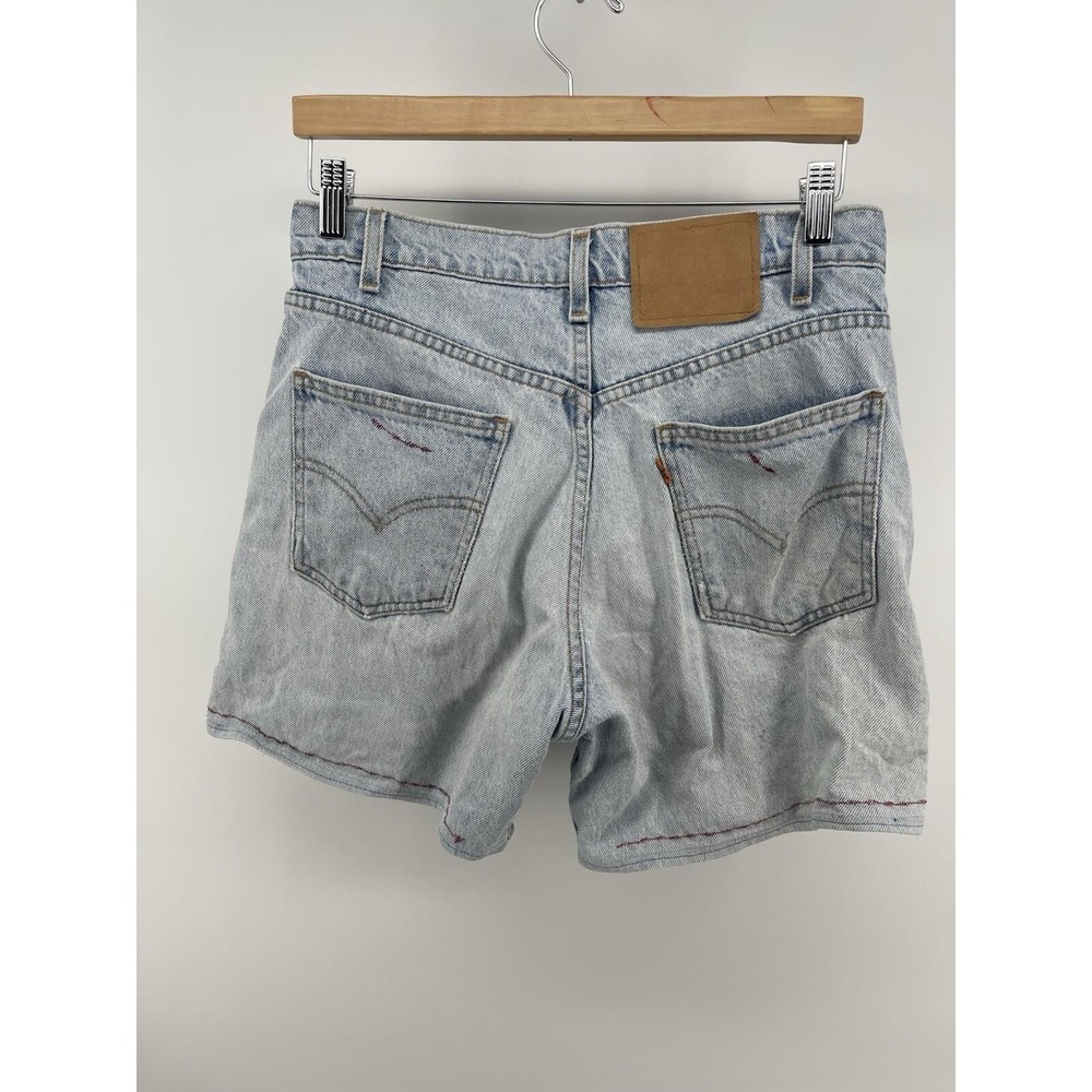 Vintage Levi's 550 Orange Tab DIY Cut Off Shorts Distressed Grunge W31